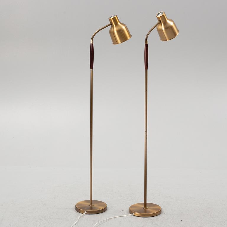 A pair of floor lights, Armaturhantverk, second half of the 20th Century.