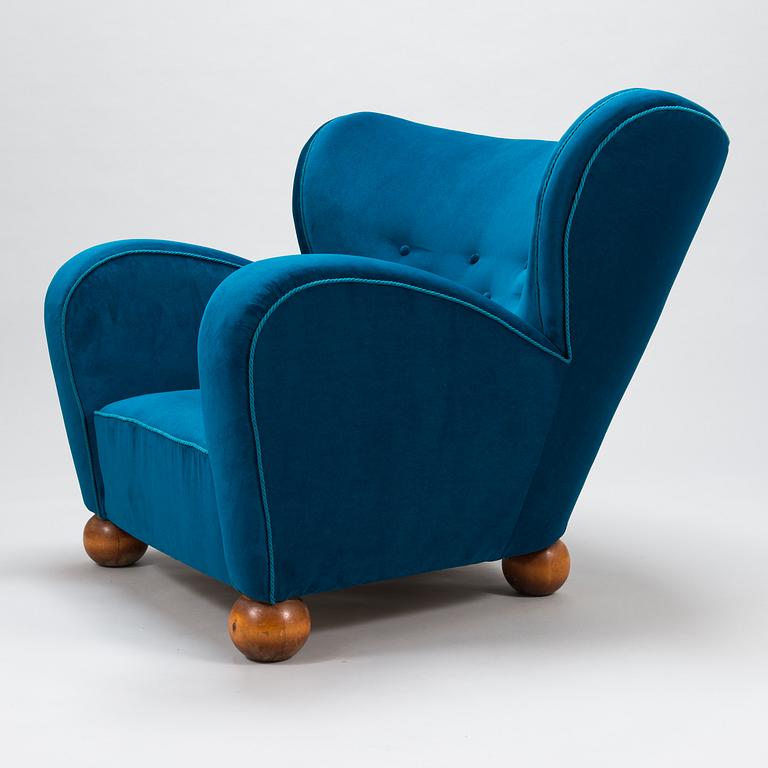 Märta Blomstedt, nojatuoli, Aulanko-malli. Suunniteltu 1939.