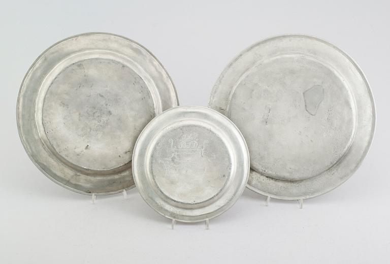 FAT, 3 st, tenn, 1800-tal.