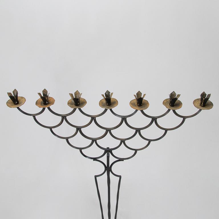 A pair of floor candelabras, made to order from the 1920s.