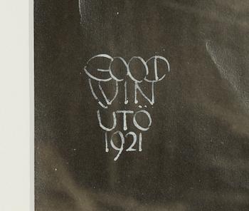 Henry B. Goodwin, gelatin silver print, signed, 1921.