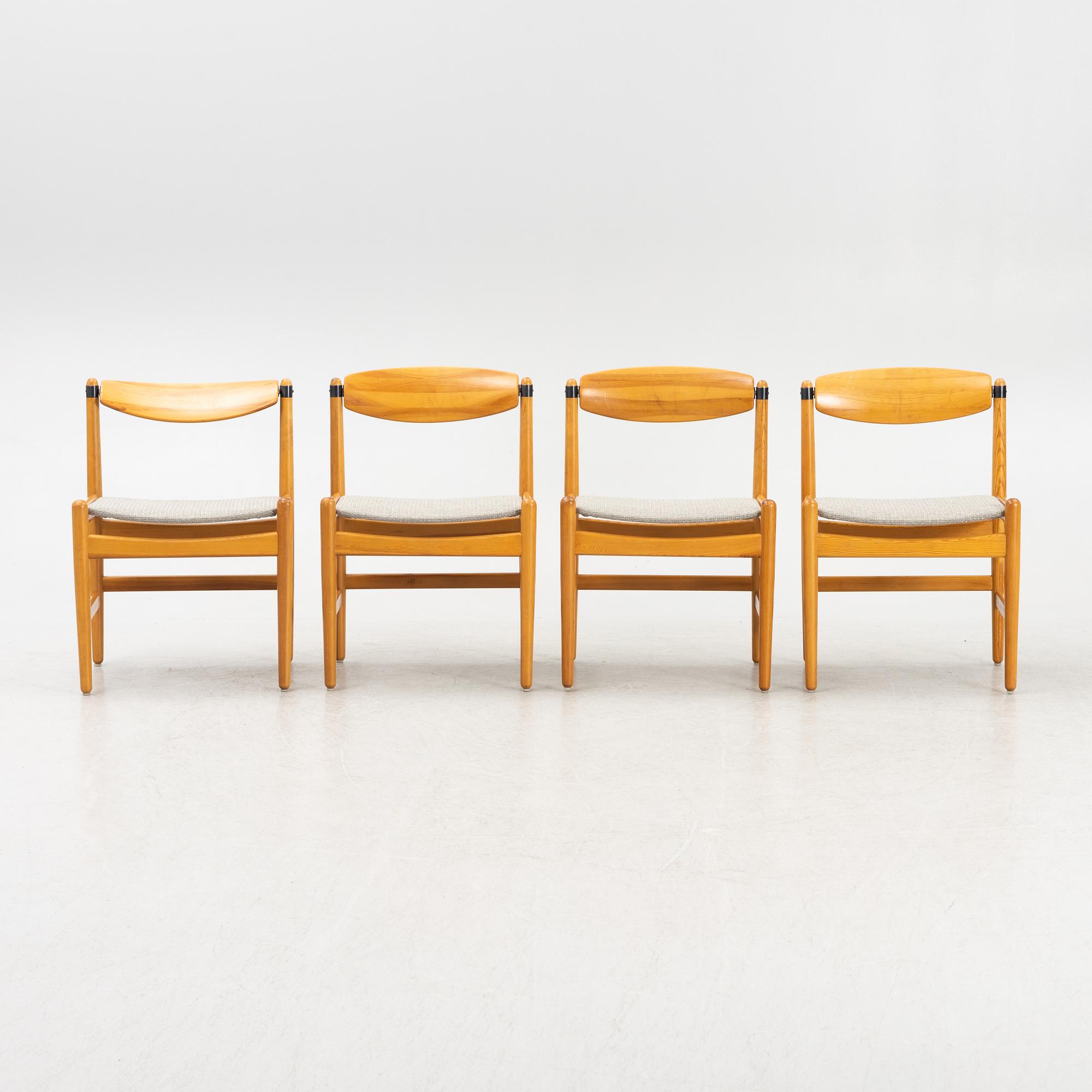 Børge Mogensen, stolar, 4 st, Karl Andersson & Söner, 1900-talets andra hälft.