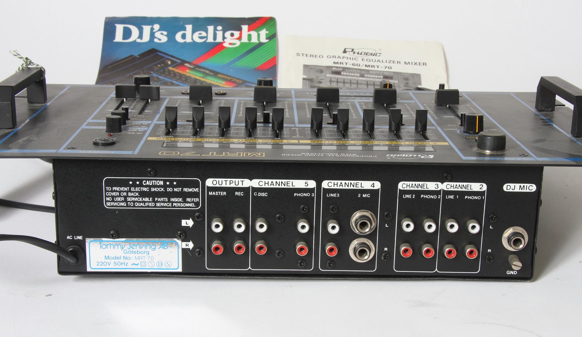 MIXER, Phonic MRT-70 discomixer.