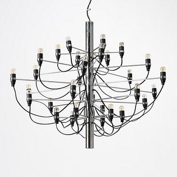 Gino Sarfatti, chandelier, model 2097/30, Flos, Italy.