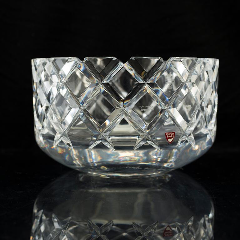 GUNNAR CYRÉN, a 'Sofiero' glass bowl from Orrefors.