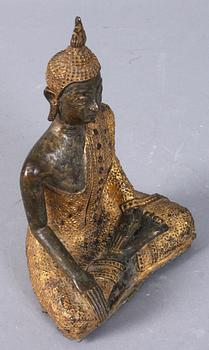 FIGURIN, metall, orientalisk, 1800/1900-tal.