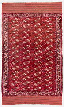 Matto, kelim, antiikki. 373x220cm.