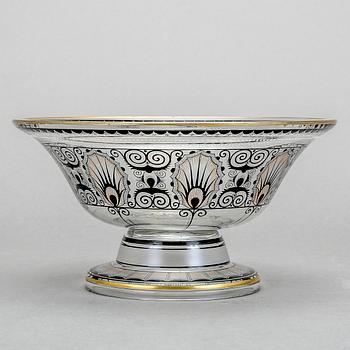 SKÅL, glas, Böhmen, 1800/1900-tal.