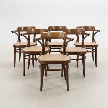 Armchairs 6 pcs Gemla "Cattelin" late 20th century.