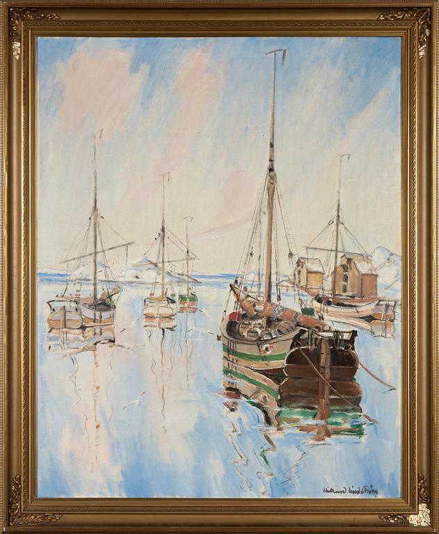 Rikard Lindström, oil on canvas, signed.