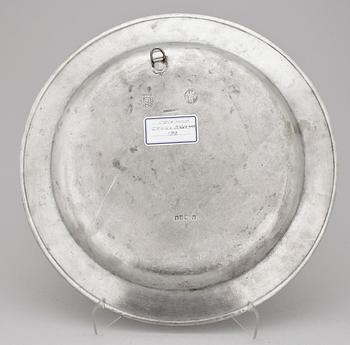 FAT, tenn, Daniel Björkman, Stockholm 1740.