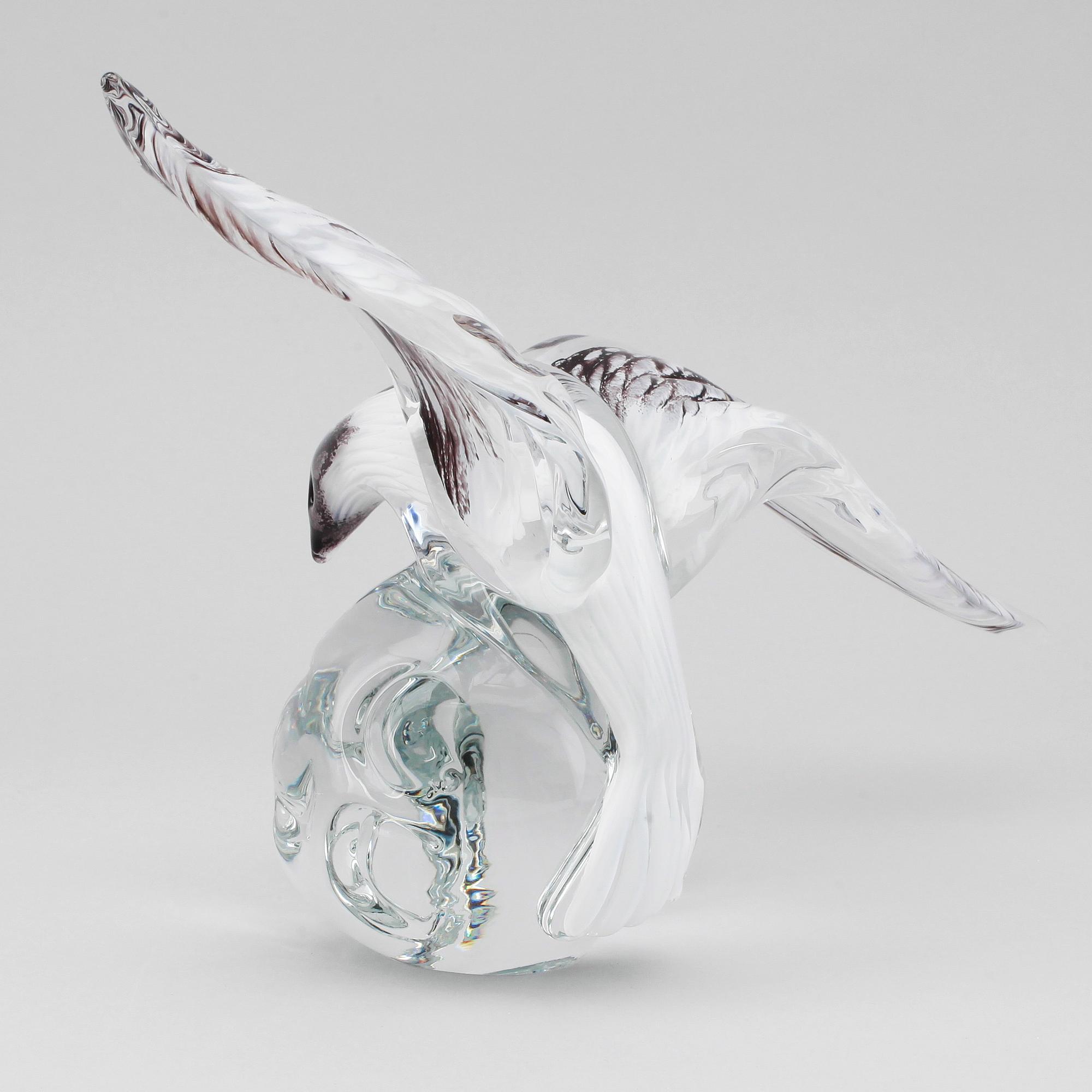 SKULPTUR, glas, FM Konstglas, Ronneby, 1900-talets andra hälft.