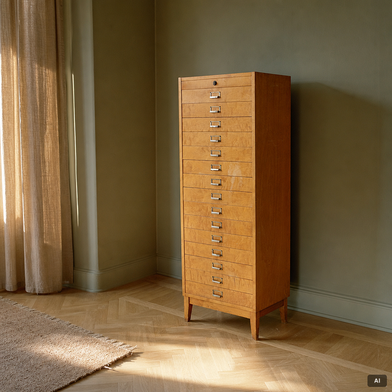 Archive bureau, Edsbyns Möbelfabrik, 1953.