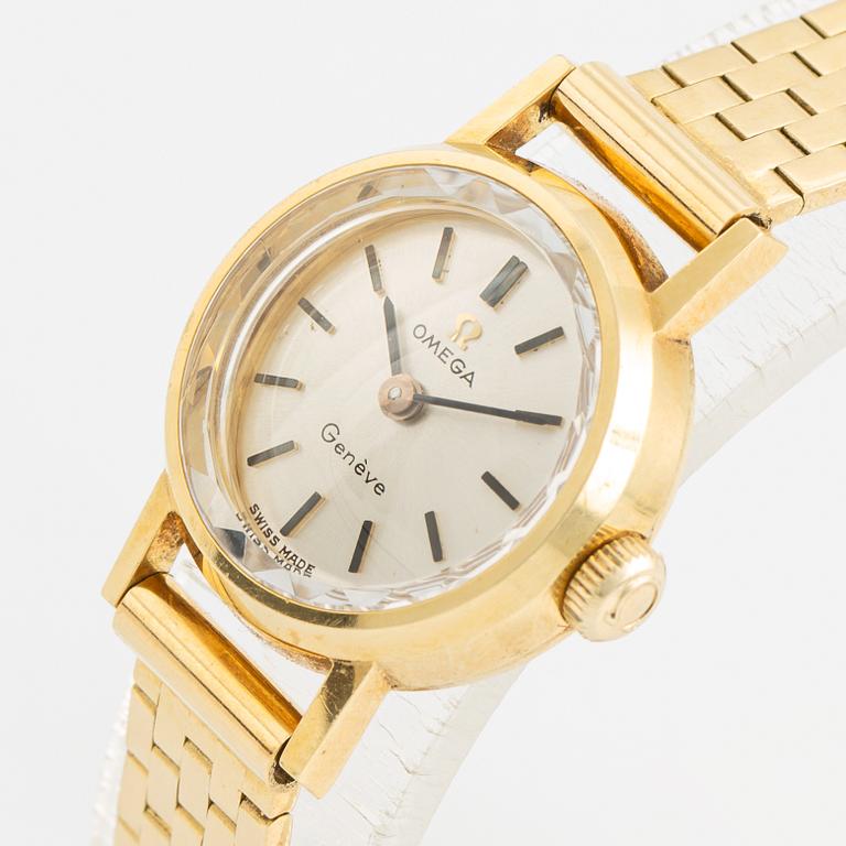 Omega, armbandsur, 19 mm.