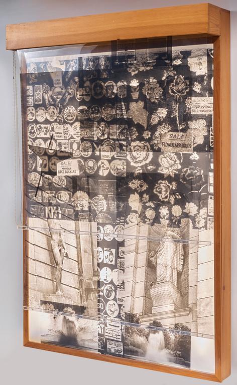 Robert Rauschenberg, "Sling-Shots lit #6, Black State".