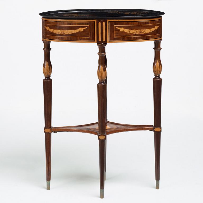 BORD, av Georg Haupt (mästare i Stockholm 1770-1784), ej signerat, Gustavianskt.