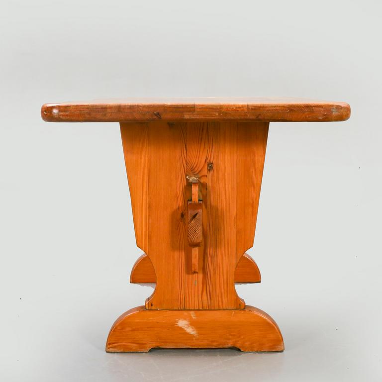 Bock table, pine, second half of the 20th century.