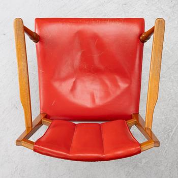 Josef Frank, two armchairs, model B 2067, Svenskt Tenn pre 1985.