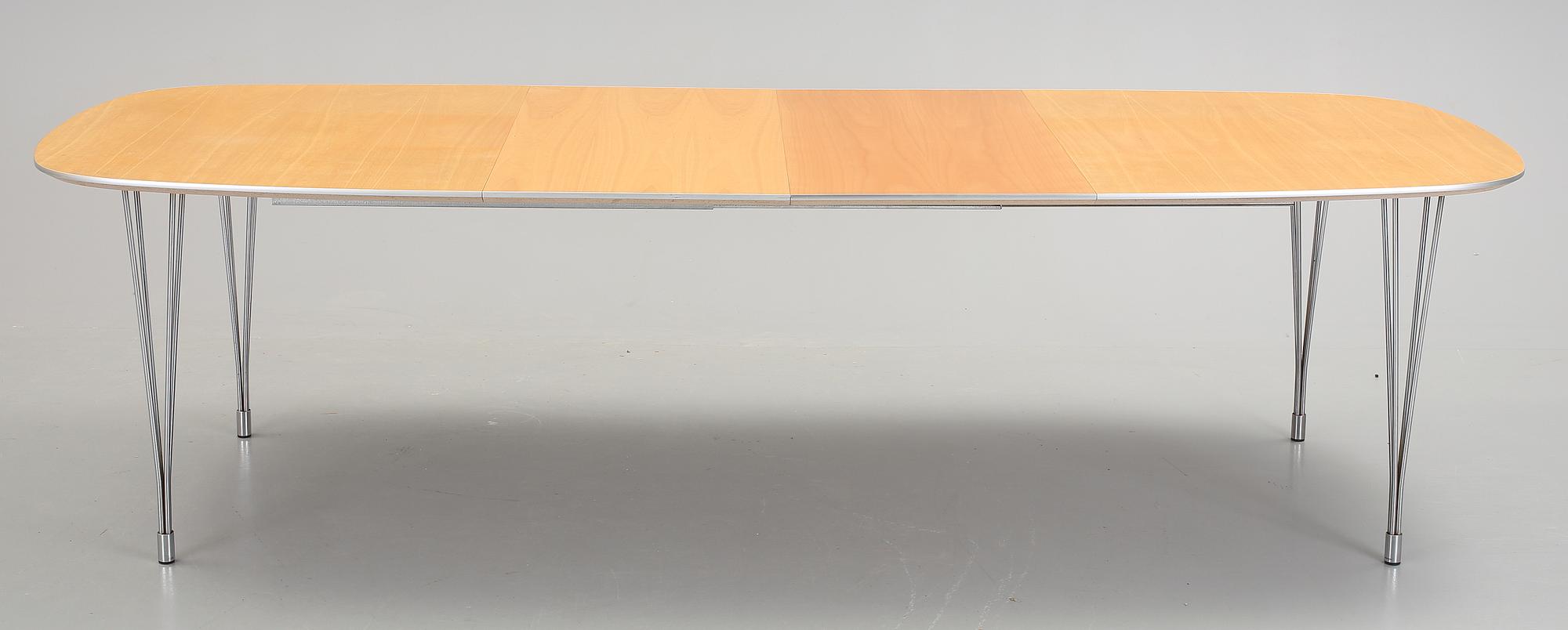 MATBORD+ 2 iläggsskivor, Gangsö Möbler, Danmark, 1900-talets andra hälft.