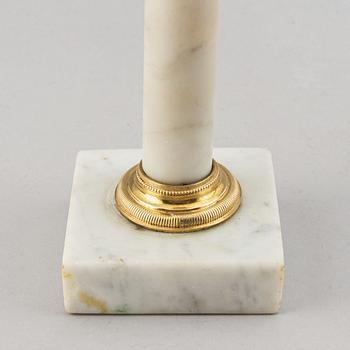 A pair of late-gustavian candlesticks, around year 1800.
