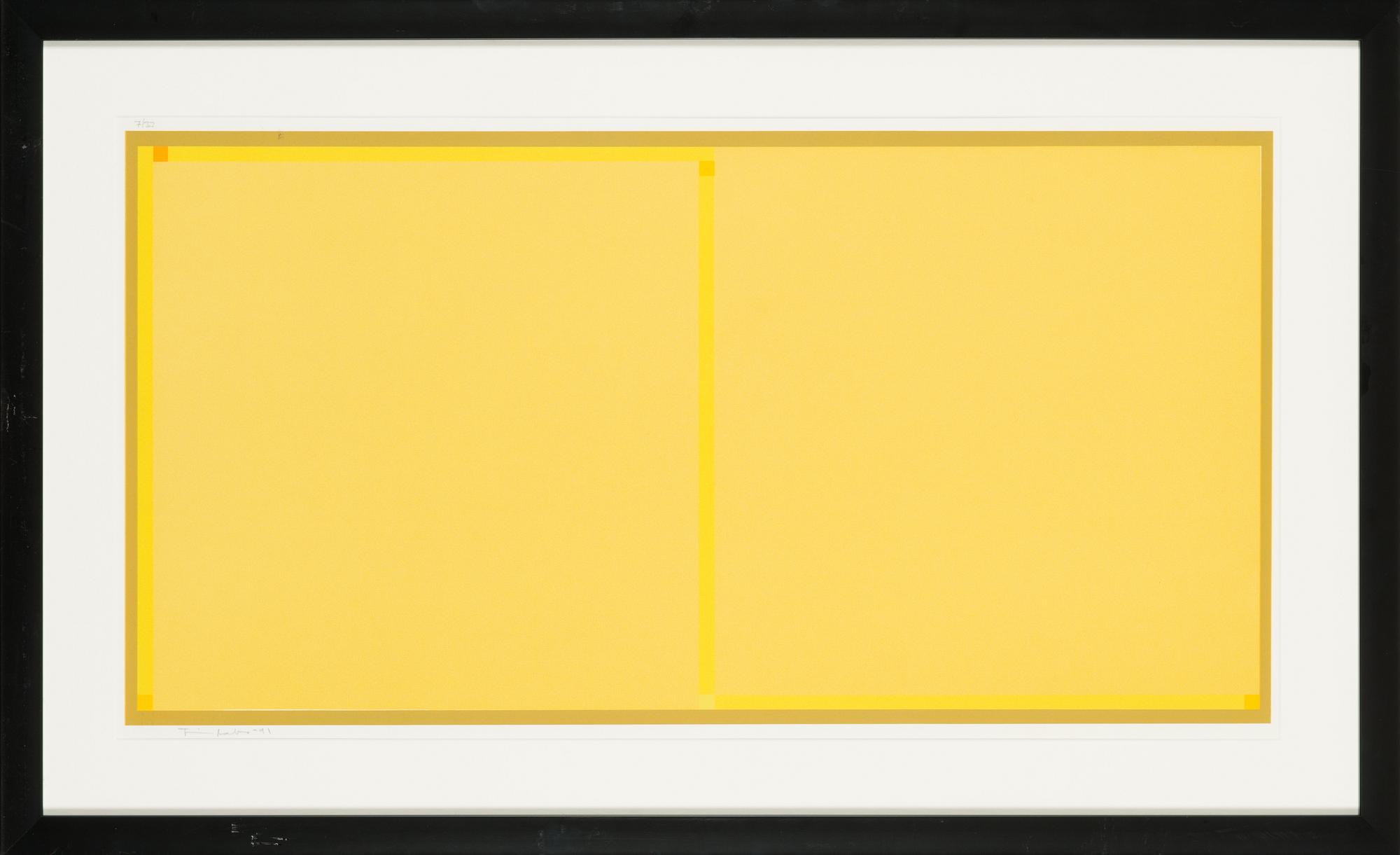 Timo Aalto, silkscreen, signed and dated -91, numbered 7/33.
