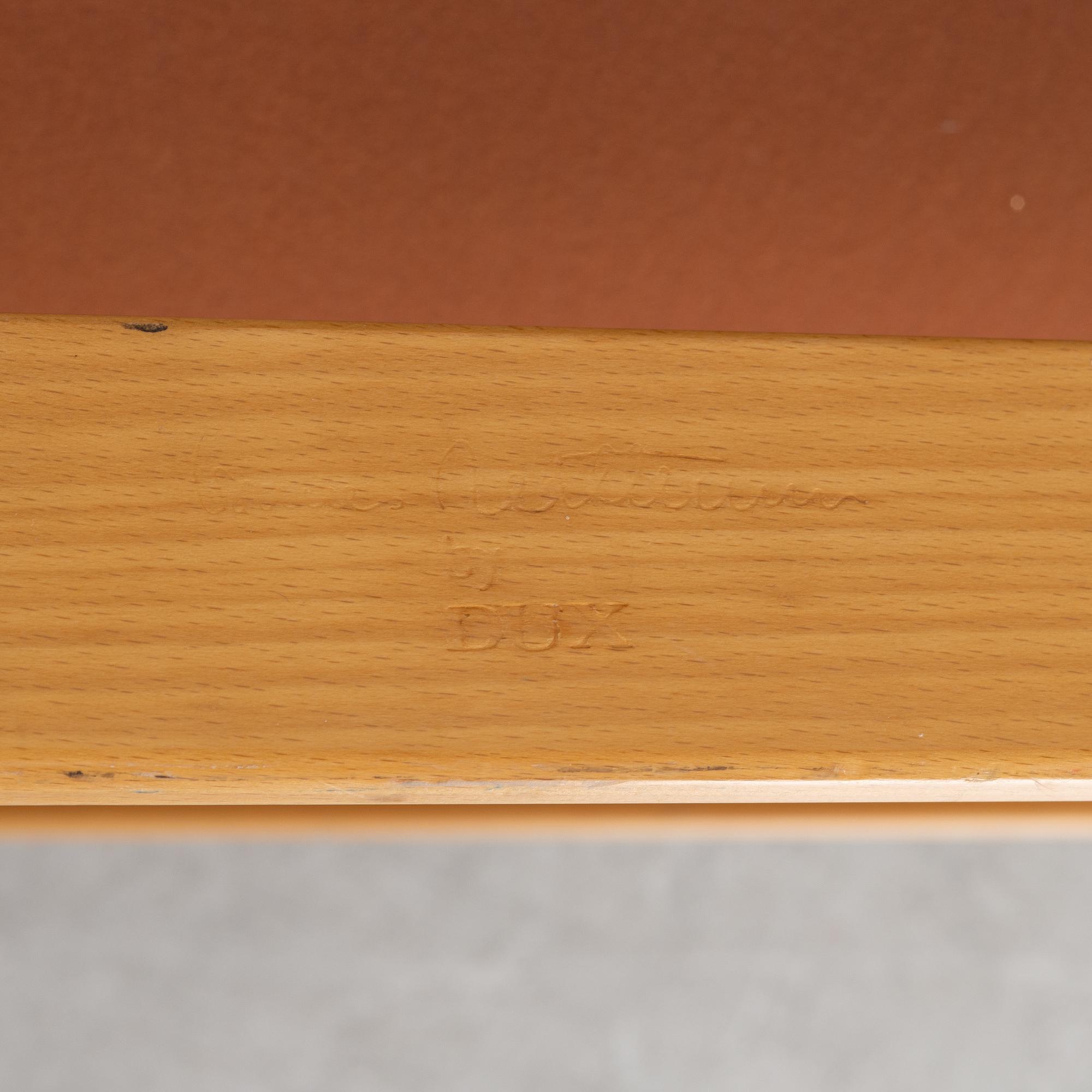 Bruno Mathsson, fåtölj, "Pernilla", Dux, sent 1900-tal.