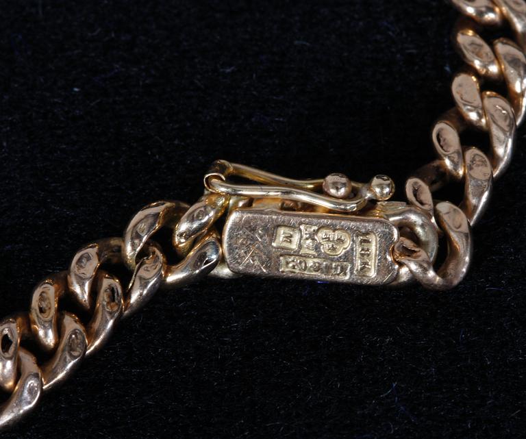 PARTI GULD, 3 delar. Ca 17 gr.