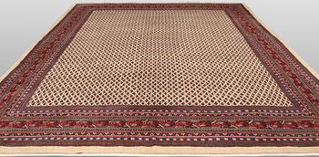 A Sarouk Mir carpet, approx. 405 x 317 cm.