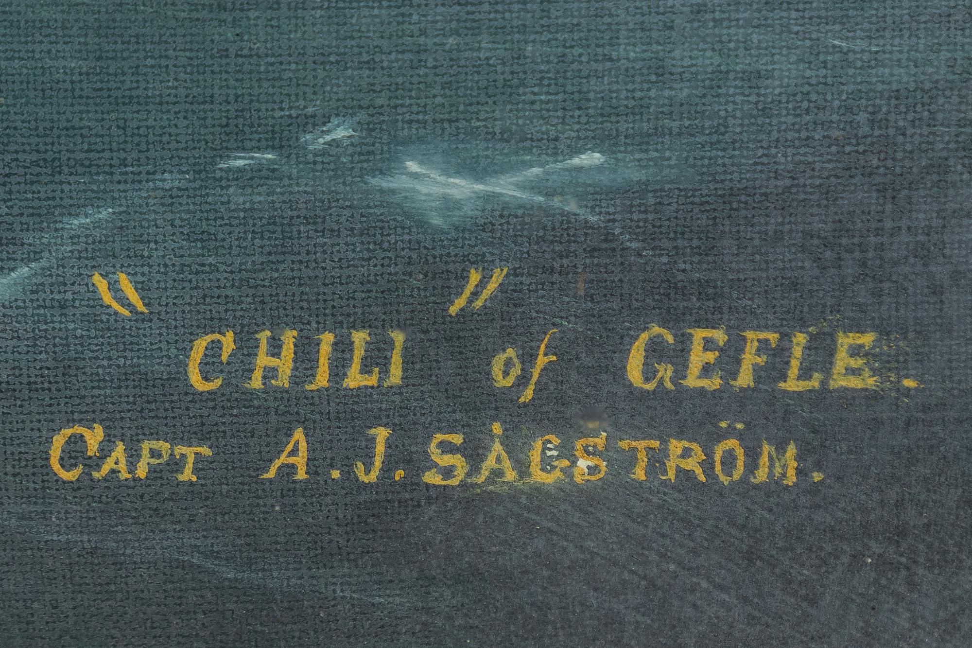 C.L. Weytz, "Barkskeppet Chili".