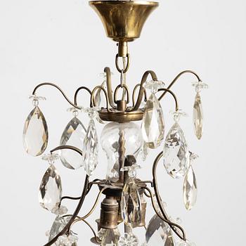 Ljuskrona, barockstil, 1900-talets andra hälft.