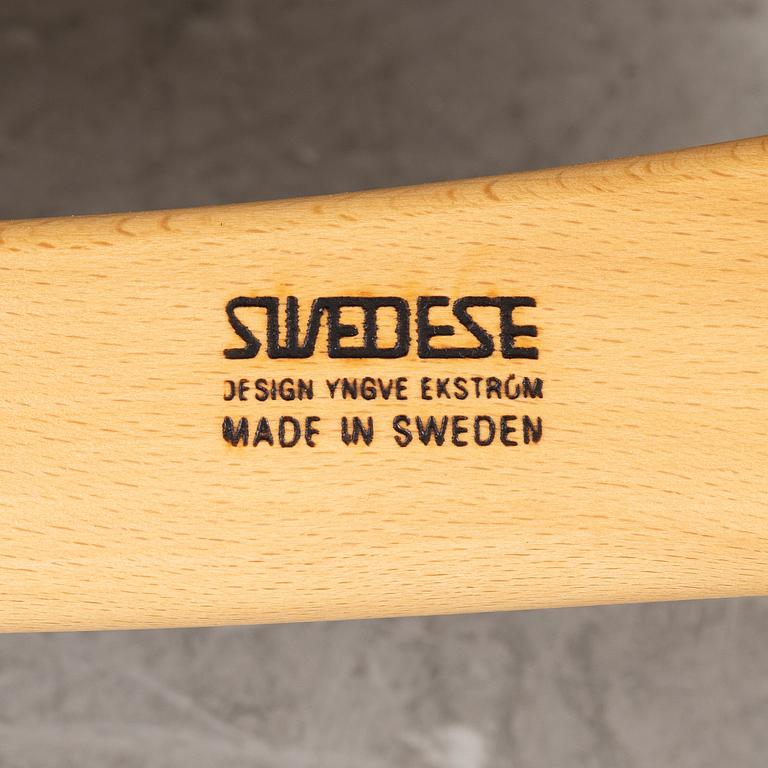 Yngve Ekström, armchair and footstool, "Lamino", Swedese.