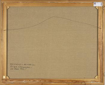 Enrique Campuzano, acrylic on canvas, signed and dated '92.