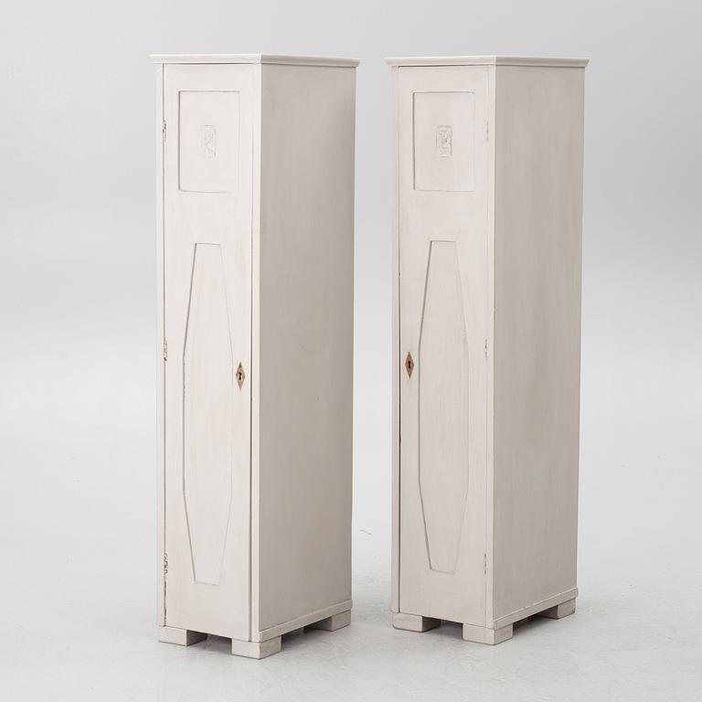 Jugend/Art Nouveau, A pair of early 20th century cabinets.