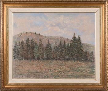 Olavi Hurmerinta, oil on canvas, signed and dated 1987.