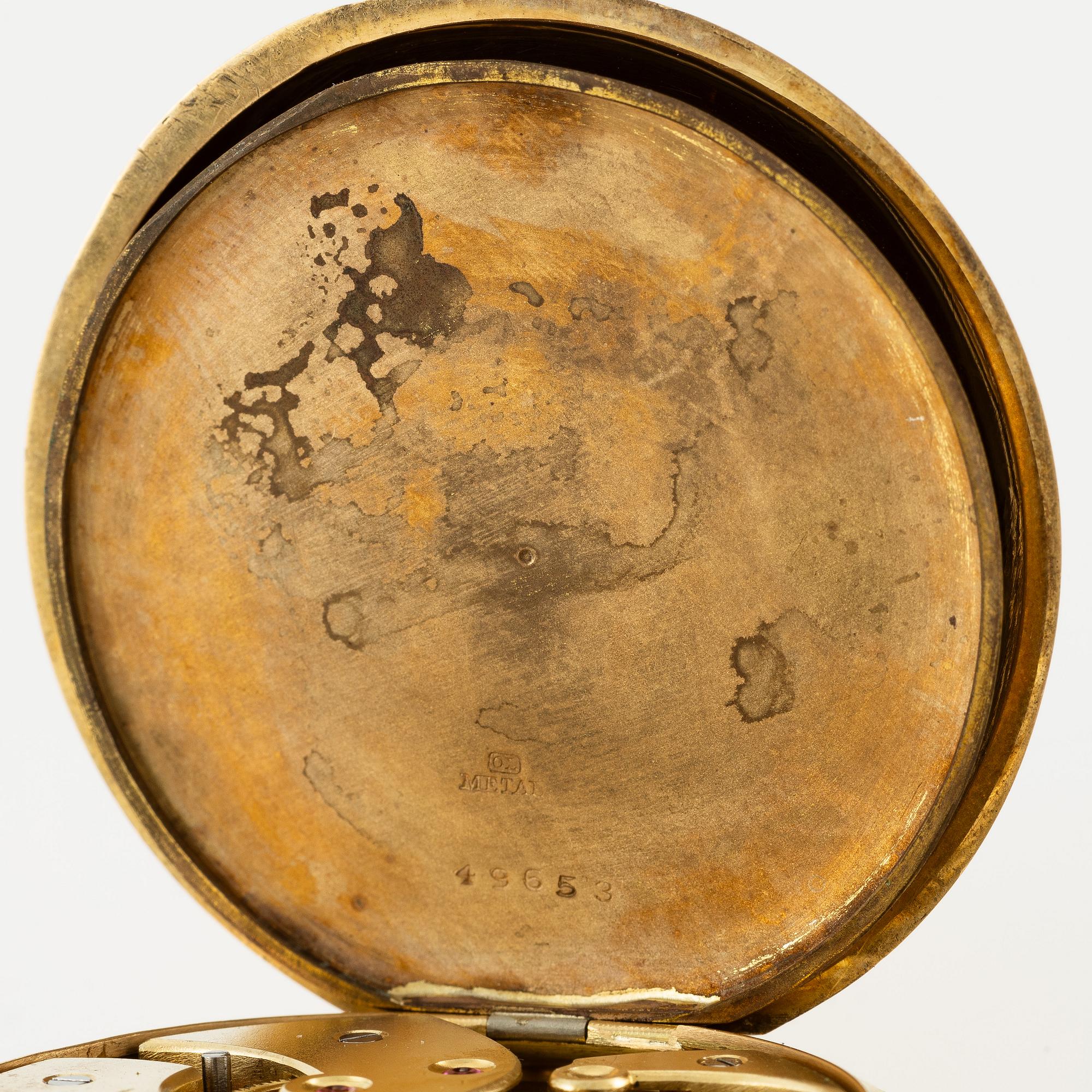 Alex Hüning, fickur, 50 mm.