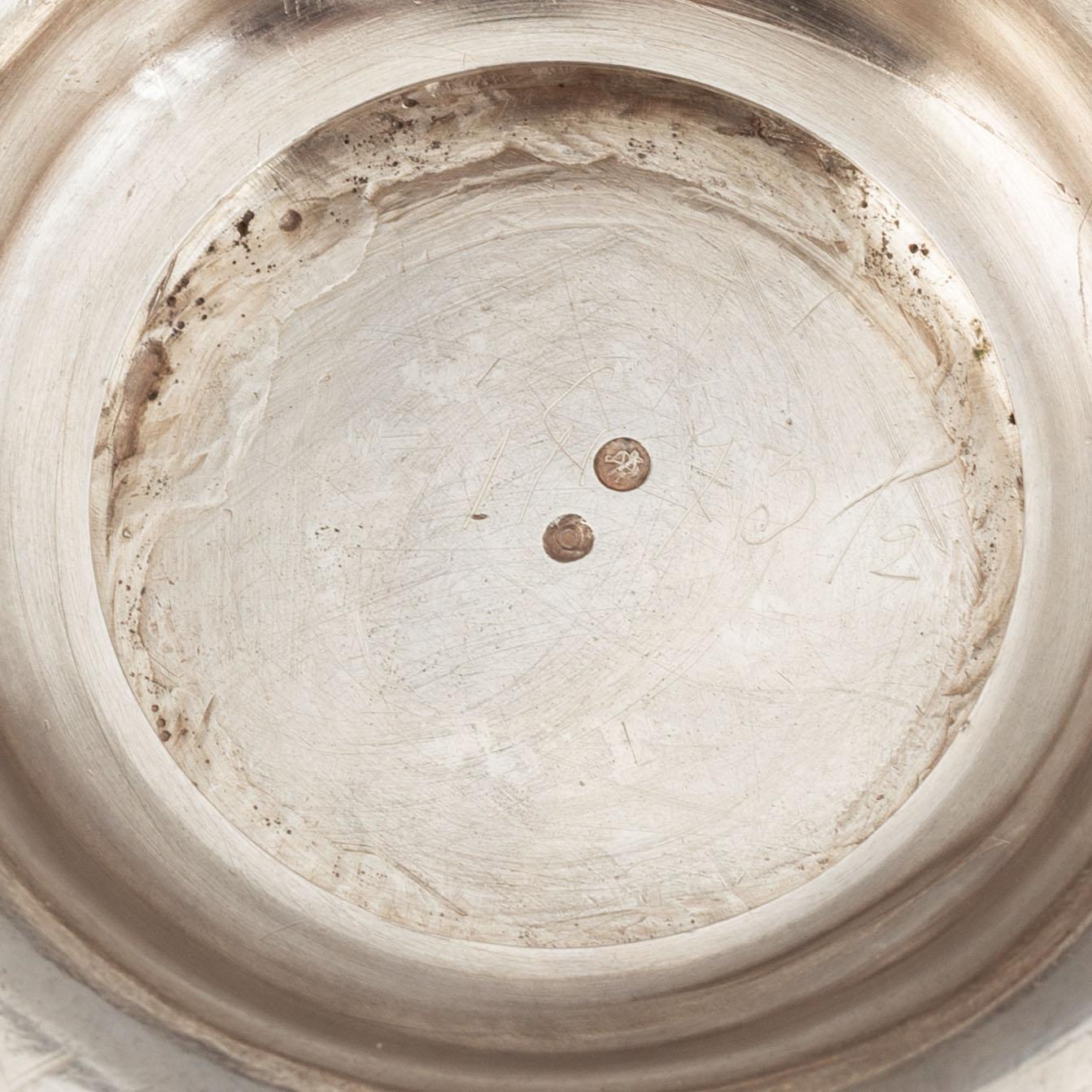 A russian parcel-gilt silver bowl, mark of  Carl Johan Tegelsten, assay master Dimitry Tverskoy, St Petersburg 1846.
