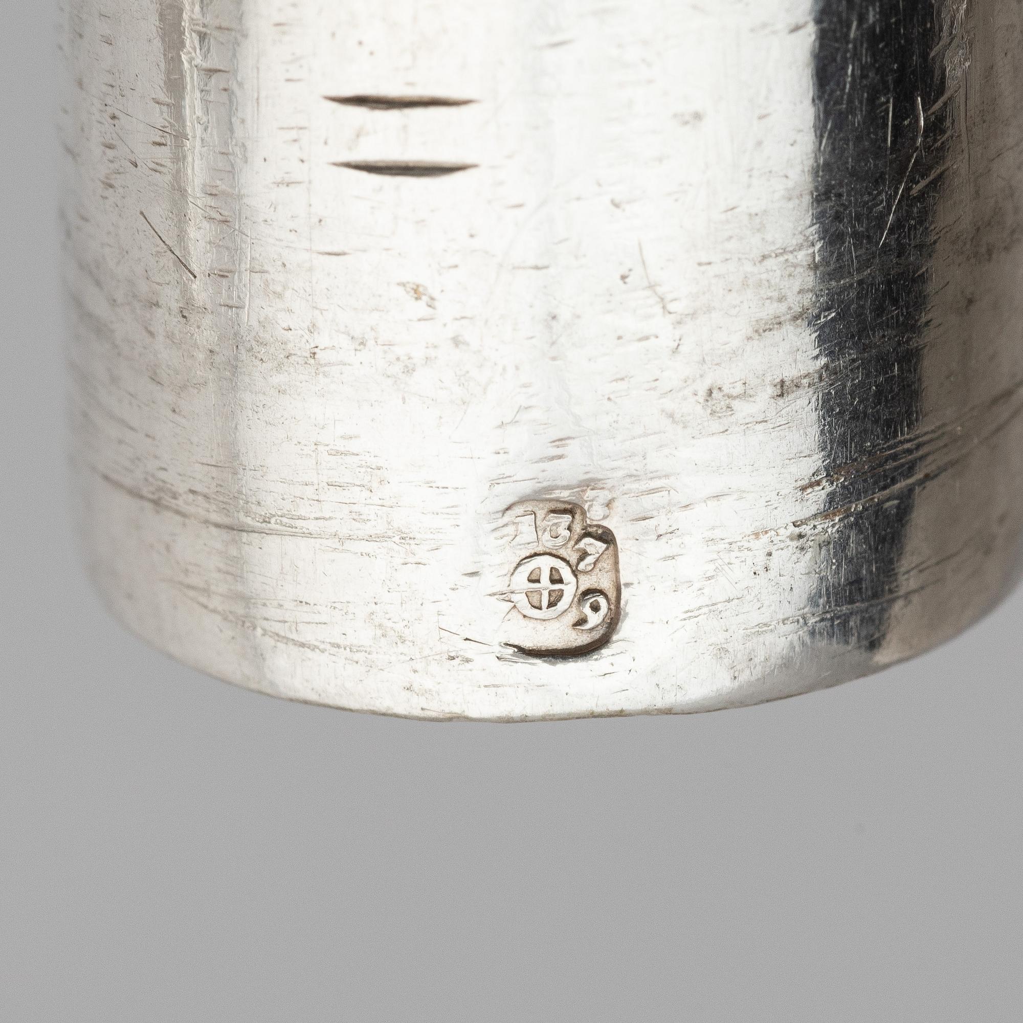 Kungliga kandelabrar, ett par, för två ljus, silver, Österrike, lgnaz Joseph Würth, Wien 1779, Louis XVI.