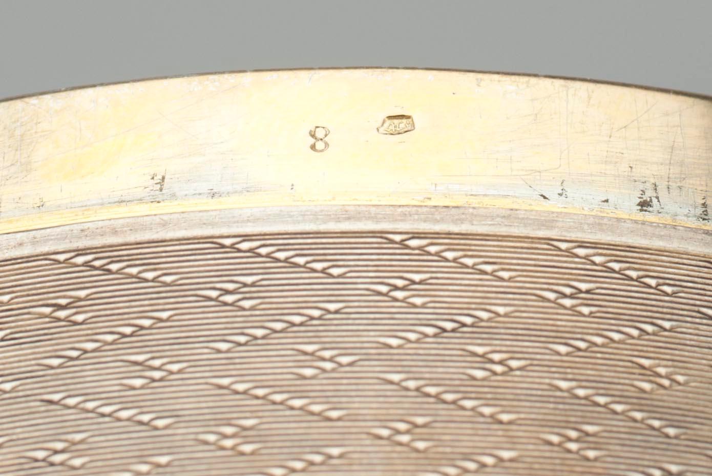 DOSA, silver, Belgien, sekelskiftet 1800/1900-tal. Vikt 204 g.