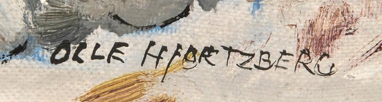 Olle Hjortzberg, oil on canvas, signed.