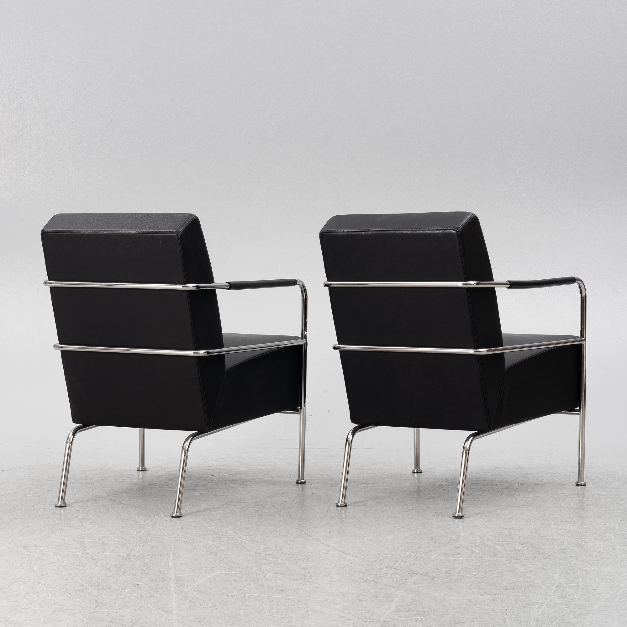 Gunilla Allard, armchairs, a pair, "Cinema", Lammhults.