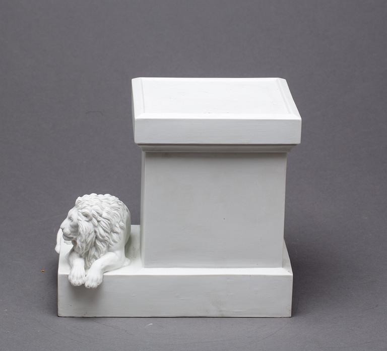 POSTAMENT, parian, Royal Copenhagen.
