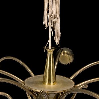 TAKLAMPA, 1900-talets första hälft. Höjd ca 75 cm.