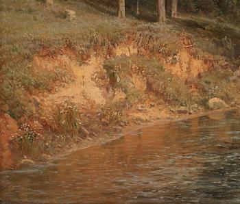 SIMEON FEDOROVICH FEDOROV, SUMMER DAY AT THE BROOK.