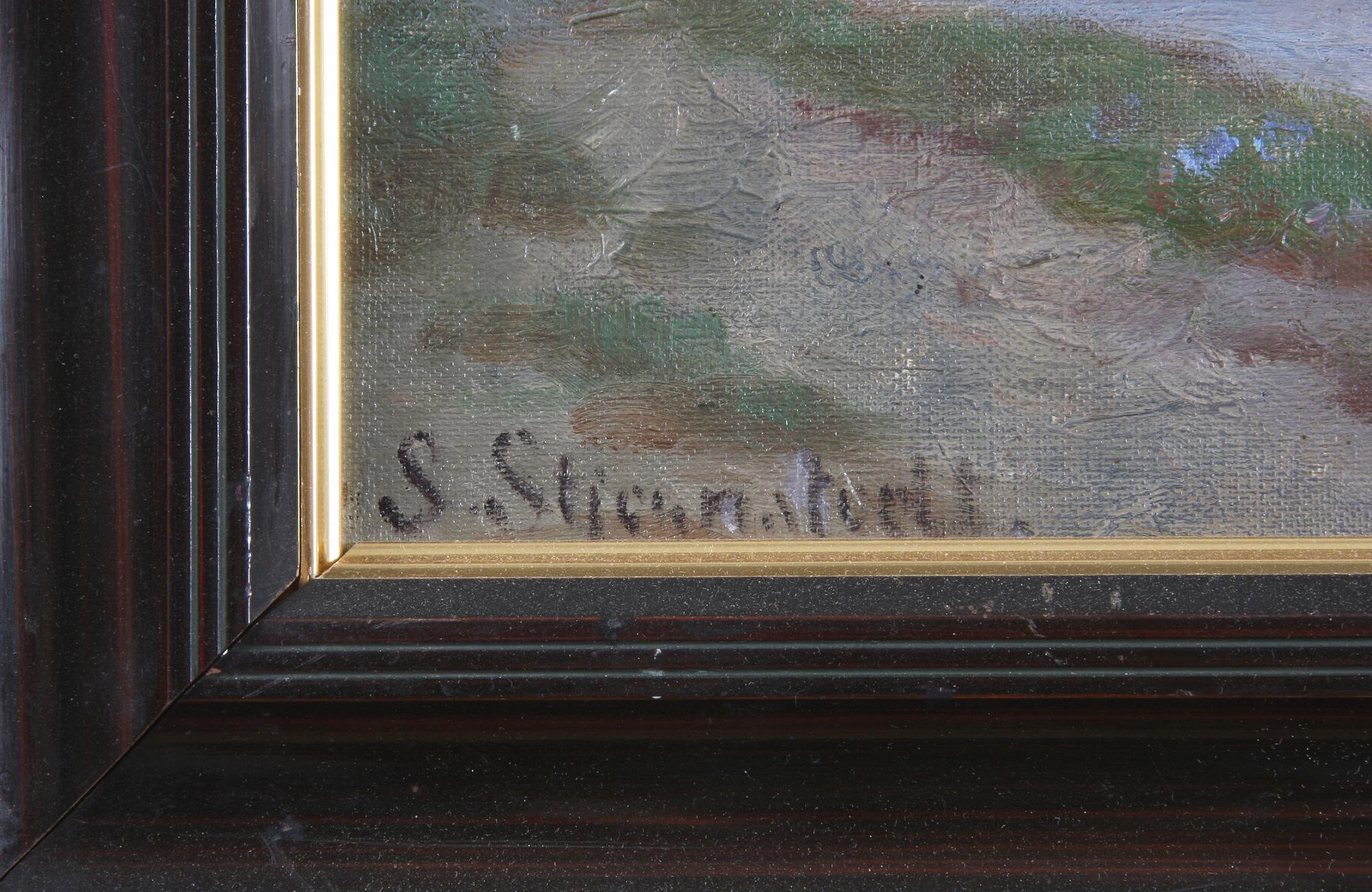 STJERNSTEDT, SOPHIE. Olja på duk, sign.