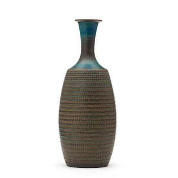 Stig Lindberg, a stoneware vase, Gustavsberg Studio 1962.