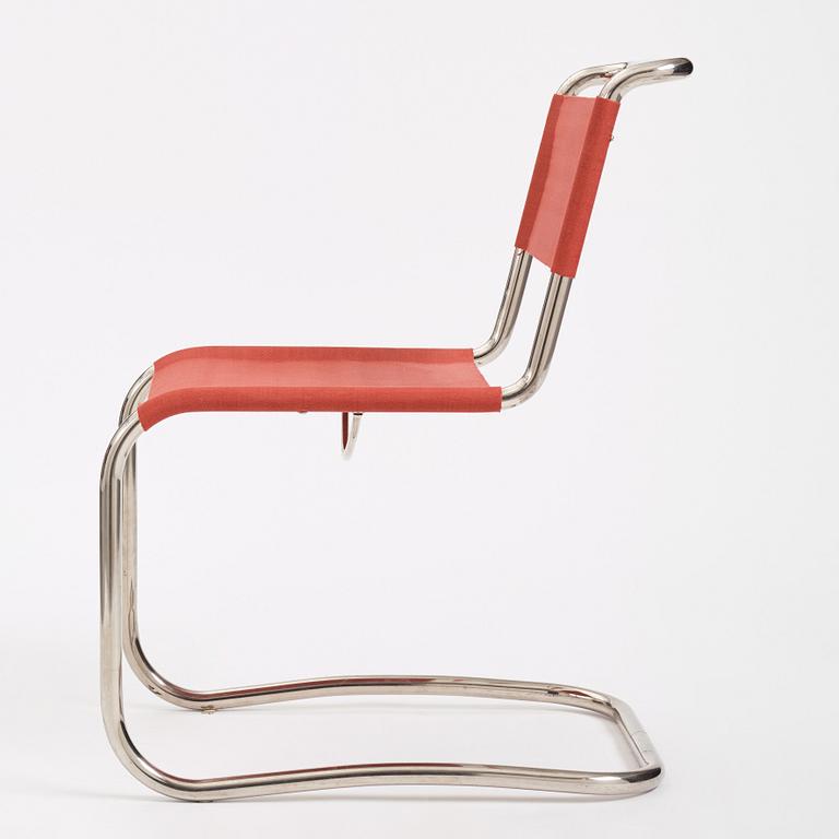 Marcel Breuer, a chair, model stol, model "B33", Thonet, ca 1929-30.