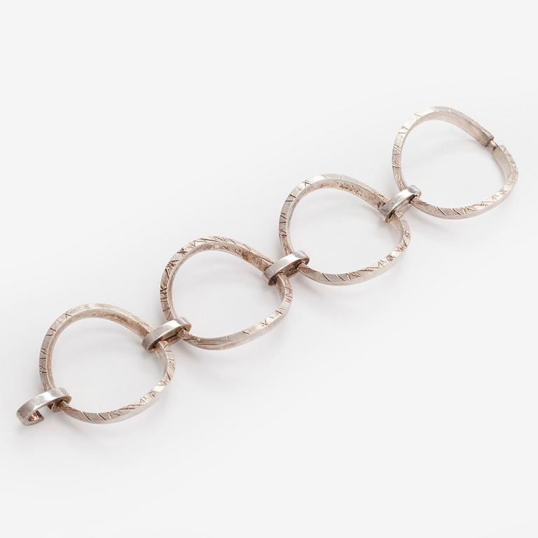 Zoltan Popovits, bracelet, silver, Lapponia 2009.
