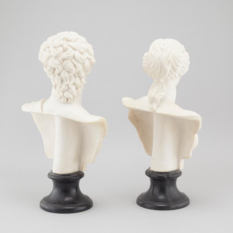 Two 20th century busts.