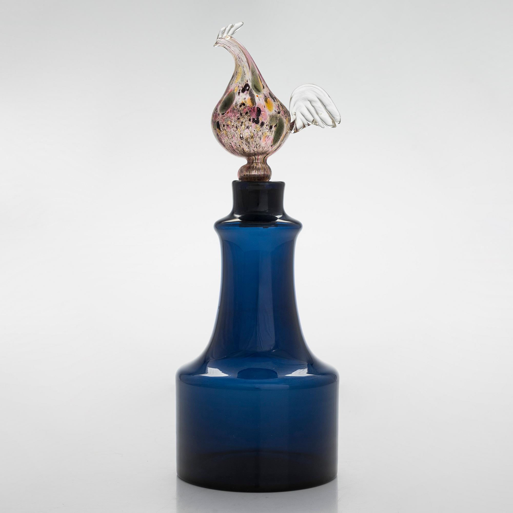 aj Franck, karaff, modell 1502, signerad Nuutajärvi Notsjö-62-.