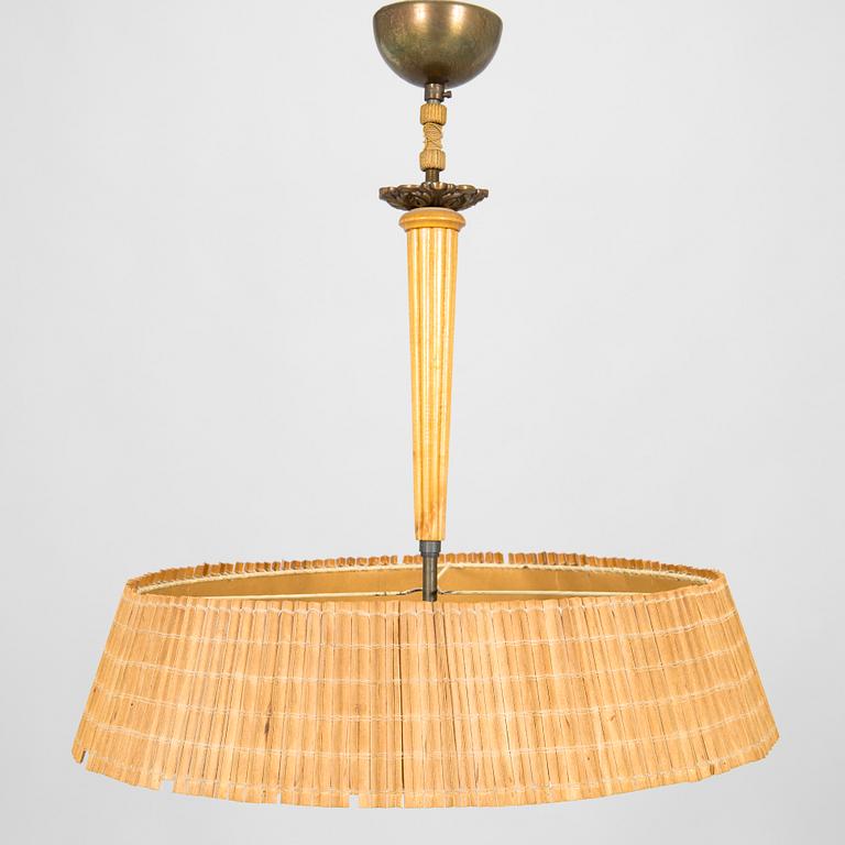 Gunnel Nyman, a 1940s '20317' ceiling light for Idman / Kauklahden Lasitehdas.